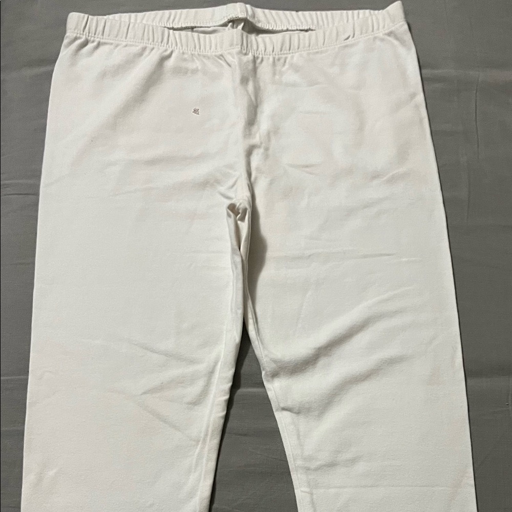 Childrens Place capri leggings in white